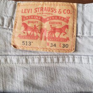 Mens Levis Grey jeans 34 x 30